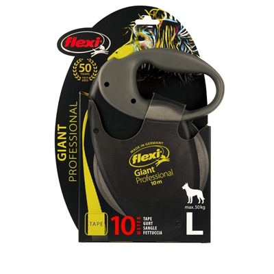 Рулетка Flexi  Giant Professional (до 50 кг) со светоотражающим ремнем, 10 м