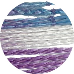 Канекалон (косички на резинке) цветной модель 3