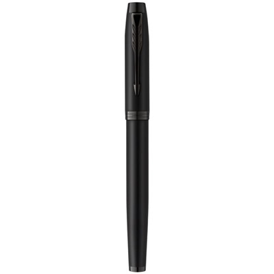 Ручка перьевая Parker "IM Achromatic Black" синяя, 0,8мм, подарочная упаковка