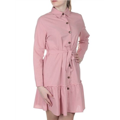 806 Платье хлопковое с рюшами Fashion
