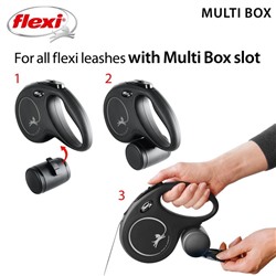 Бокс для лакомств Flexi VARIO Multi box S-M/L, черный