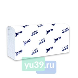 Полотенца бумажные листовые Protissue Z сложения, 2 слоя, 200 листов (240*215 мм)