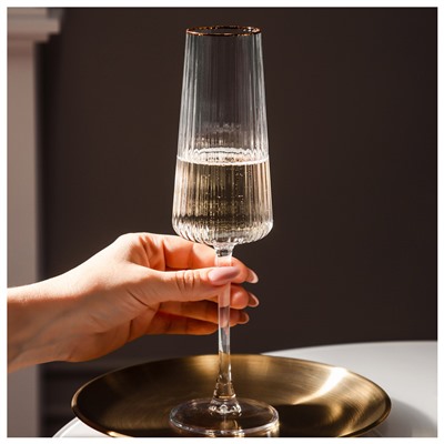 НАБОР БОКАЛОВ ДЛЯ ШАМПАНСКОГО "PERFO" ИЗ 2 ШТ. 250 МЛ