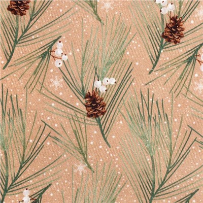Набор салфеток "Этель" "Spruce branches" 46х46 см - 4 штуки,100%хлопок, саржа 190 г/м2