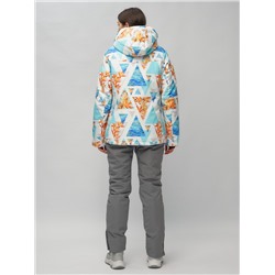 Горнолыжный костюм женский голубого цвета 02302-1Gl