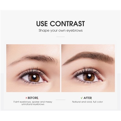 Маркер для бровей O.TWO.O Triple Brow Pen Dark Brown № 3 ml