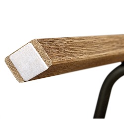 Стул барный SHT-ST19/S93
                        бежевый / браш.коричневый / черный муар