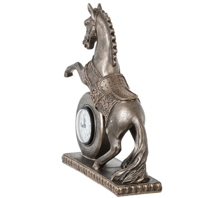GAEM Фигурка декоративная "Лошадь" с часами (ААх1 н/п), L32 W9,5 H35 см