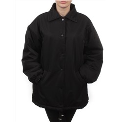 H24-216 BLACK Куртка демисезонная женская (100 гр. синтепон)