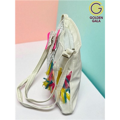 Стильная лаковая сумочка для девочки 21х17 см тип 3