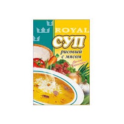 Суп Royal Food Рисовый с мясом 75гр (80шт)