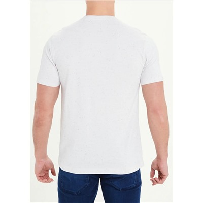 Big & Tall Textured Crew Neck T-Shirt