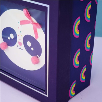Подарочная коробка «Panda», 19*19*9.5