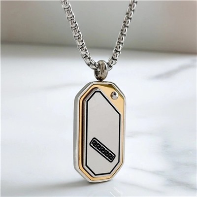 Кулон из стали на цепочке