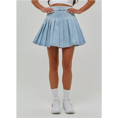 Женская юбка в складку джинсовая CRACPOT