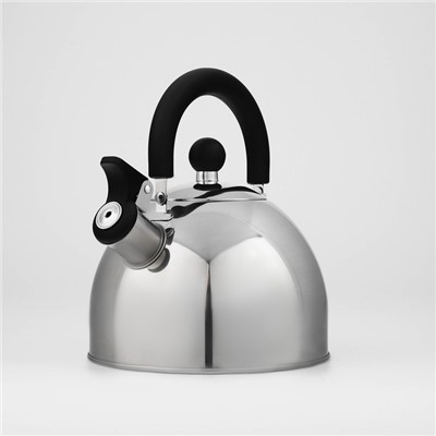 Чайник, 1.8 л, со свистком, капсульное дно, индукция, нержавеющая сталь