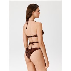 Бюстгальтер купальный жен.Bralette Rossana черный принт