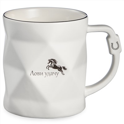 КРУЖКА LEFARD "ЛОВИ УДАЧУ" 390МЛ