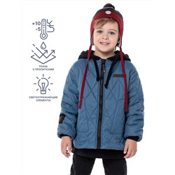 Куртка утепленная для мальчика NIKASTYLE 4м6124 джинс Nikastyle