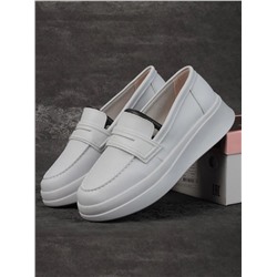 03-PDD171-6 GRAY/VIOLET Полуботинки женские (натуральная кожа)