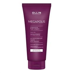 Ollin Интенсивный крем для волос на основе черного риса / Megapolis, 200 мл