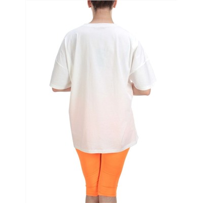 KD-862 WHITE/CRIMSON Костюм-двойка женский 7986 TREND