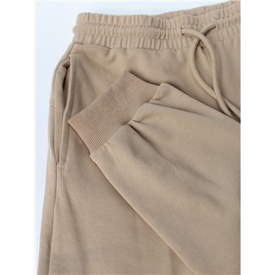 E102 BEIGE Костюм спортивный женский (хлопок 90%, полиэстер 10%)