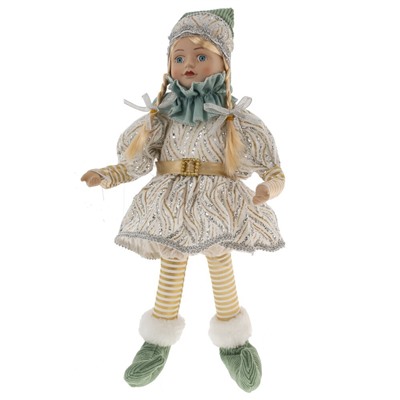 GAEM Игрушка набивная "Эльф" (муз, движ), L15 W11 H43 см (полка 23 см.)