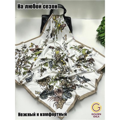 Платок шелковый большой "Парижанка" Арт 2428/35