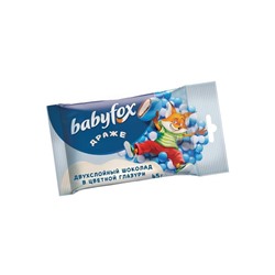«BabyFox», драже двухслойный шоколад в цветной глазури, 45 г (упаковка 20 шт)