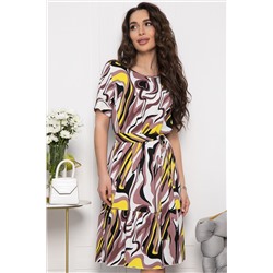 Платье Аванти (пыльно-розовое) П13713-12М