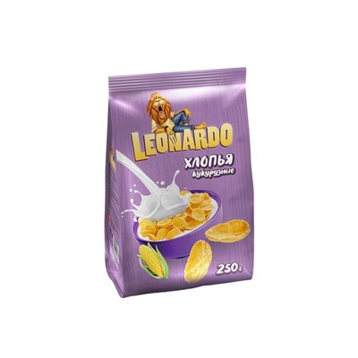 «Leonardo», хлопья кукурузные, 250 г