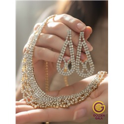 Набор бижутерии "Вечерний шарм" Арт Н5 модель 4 золото