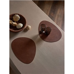 Салфетка сервировочная Drop, 33х41 см, синяя/коричневая