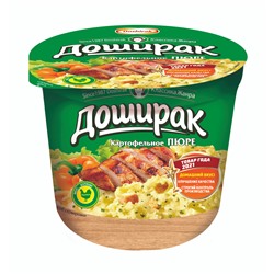 Доширак Картоф.Пюре б/п со вкус.курицы 40 гр.1/24