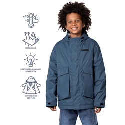 Куртка утепленная для мальчика NIKASTYLE 4м3524 деним Nikastyle