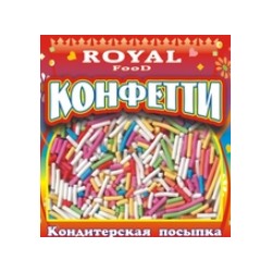 Кондитерские добавки Royal Food Конфетти в ассортименте 1кг (10шт)
