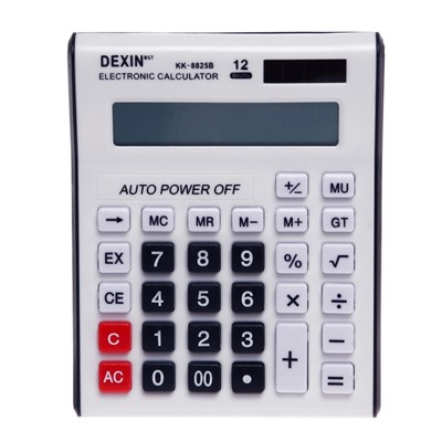 Калькулятор настольный DEXIN 12-разрядный КК - 8825 В