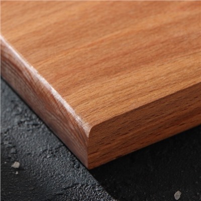 Доска разделочная деревянная Magistro, 50×30×3 см, толщина 2,5-3 см, цельный массив бука
