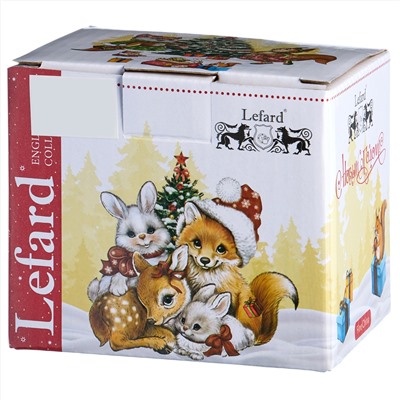 КРУЖКА LEFARD "С НОВЫМ ГОДОМ!" 300 МЛ КРАСНАЯ (КОР=36ШТ.)