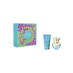Versace Dylan Turquoise Geschenkset, Подарочный набор Версачи Туалетная вода спрей 30 мл + гель для тела 50 мл