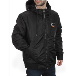 8734 BLACK Куртка мужская демисезонная (100 гр. синтепон)