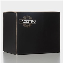 Кружка Magistro «Сара», 380 мл, 9×12.5 см, боросиликатное стекло, прозрачная