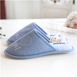 Тапочки "Brave knight" голубые