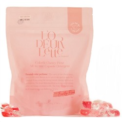 LODEURLETTE Капсулы для стирки белья с ароматом цветка вишни / In England Colorfit Cherry Fleur All in One Capsule Detergent, 17 г x 30