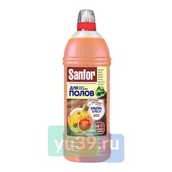 Средство универсальное для мытья полов Sanfor УЛЬТРА БЛЕСК (Энергия востока) 1 л