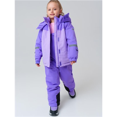 Комплект зимний для девочки: куртка, полукомбинезон