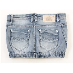 SK-100E Юбка джинсовая женская (98% хлопок, 2% спандекс)