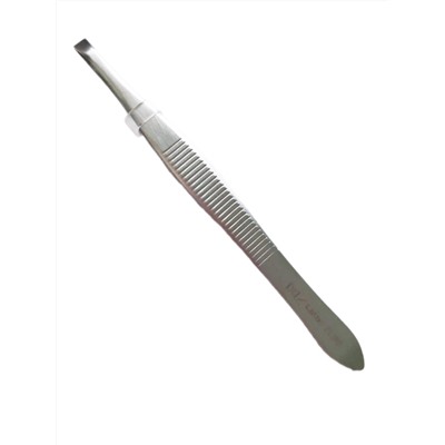Mertz Пинцет косметический для коррекции бровей скошенный A213RF, 9 см