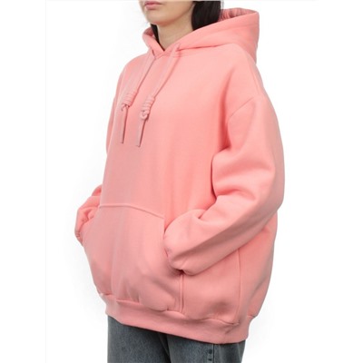 2214 PINK Толстовка женская (85% хлопок, 10% полиэстер, 5% спандекс)